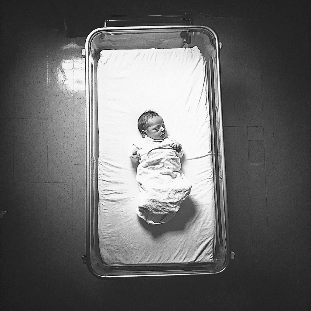 A baby in a bassinet | Source: no source