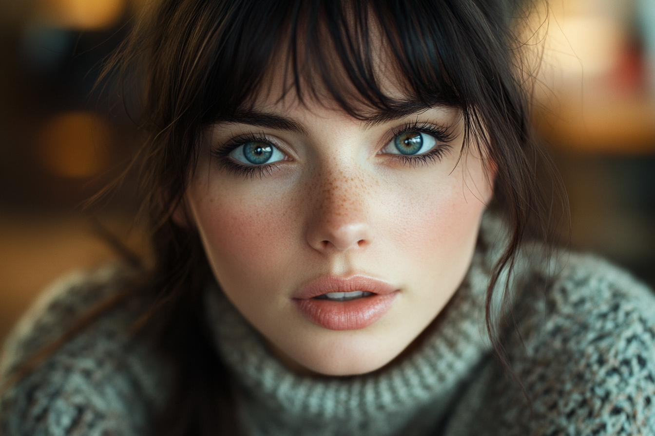 Woman with a slightly surprised expression | Source: no source