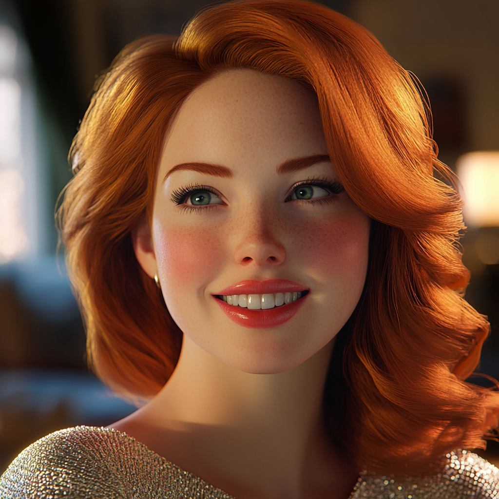 A woman with a triumphant smile | Source: No source