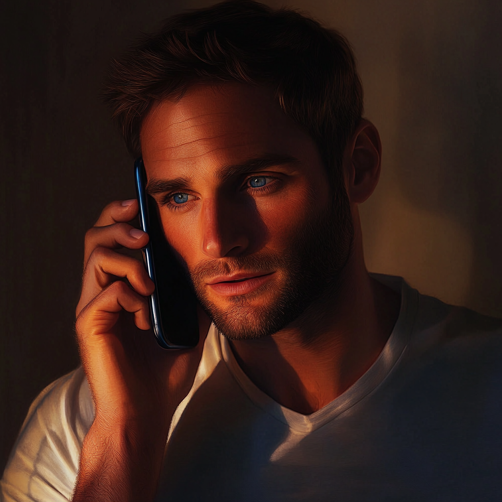 A man making a phonecall | Source: No source