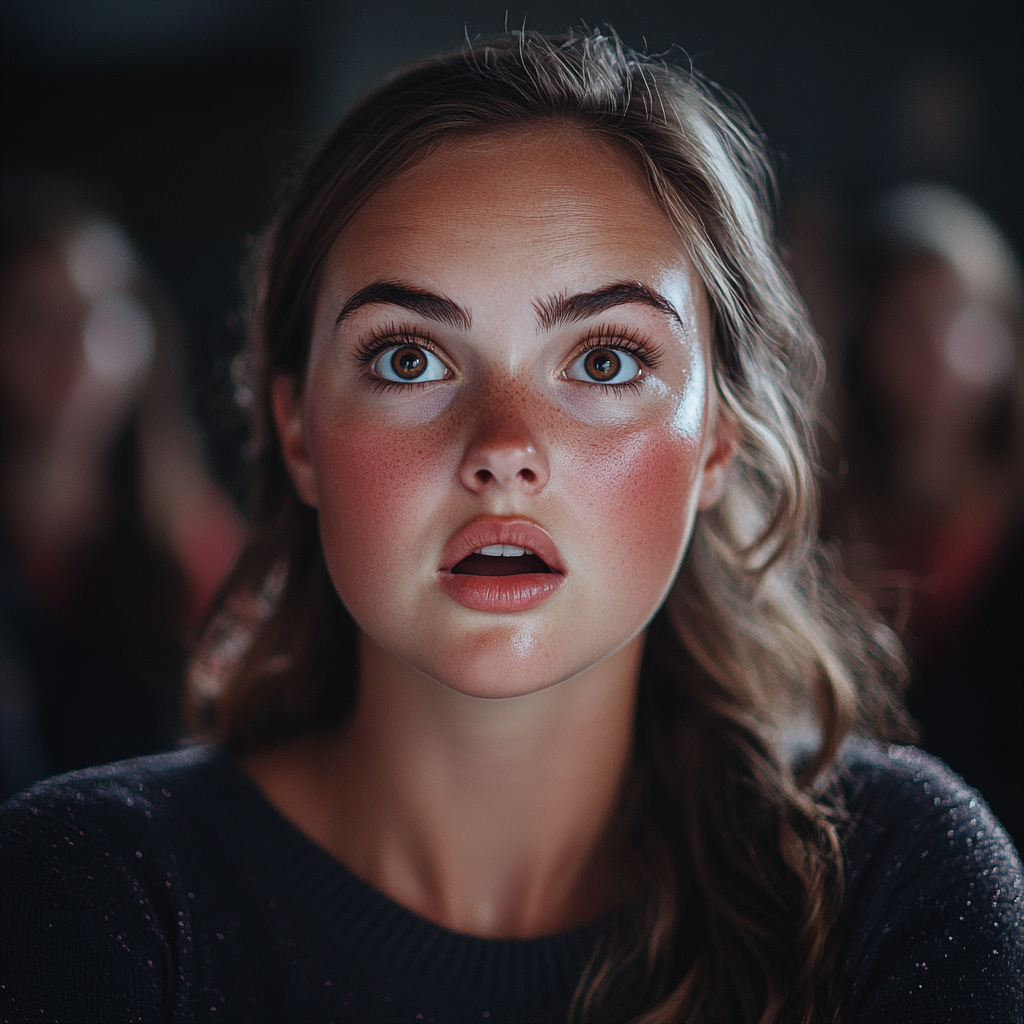 A stunned woman | Source: no source