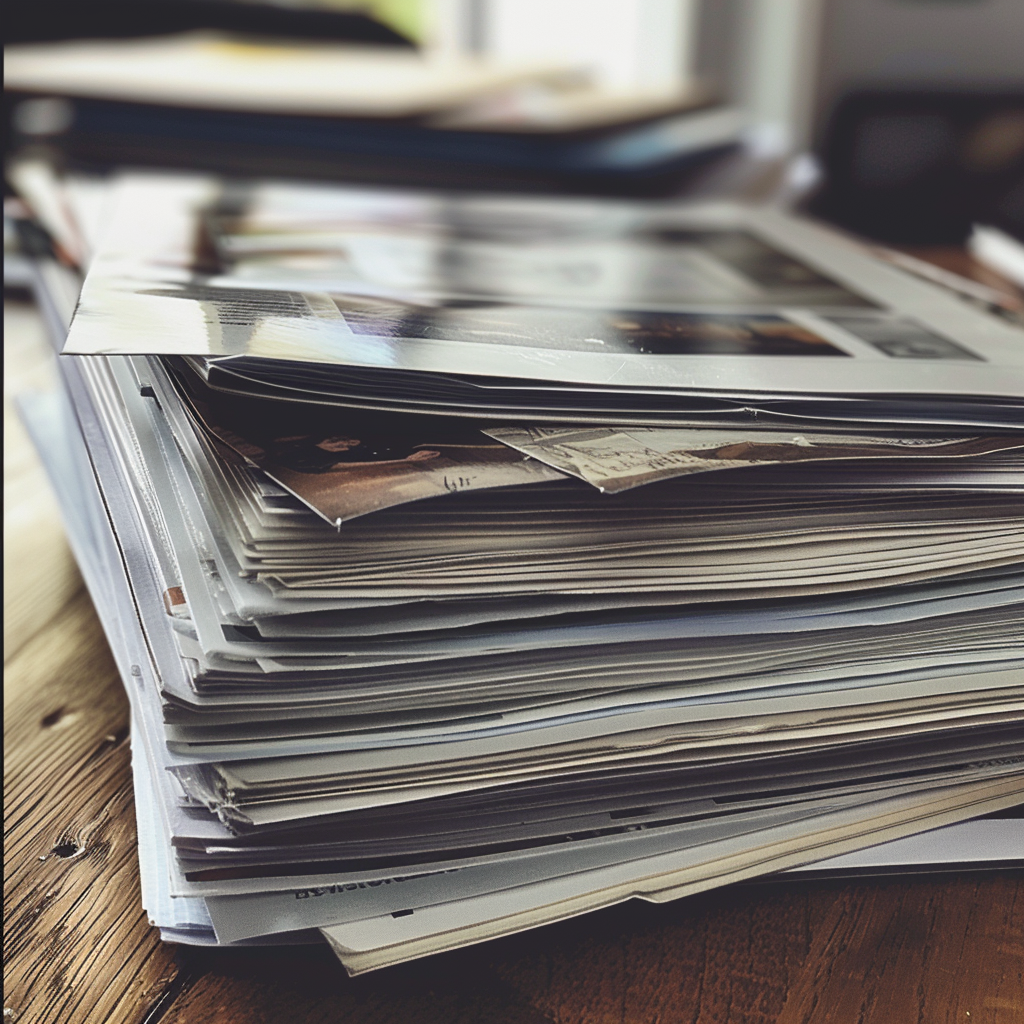 A stack of documents | Source: no source