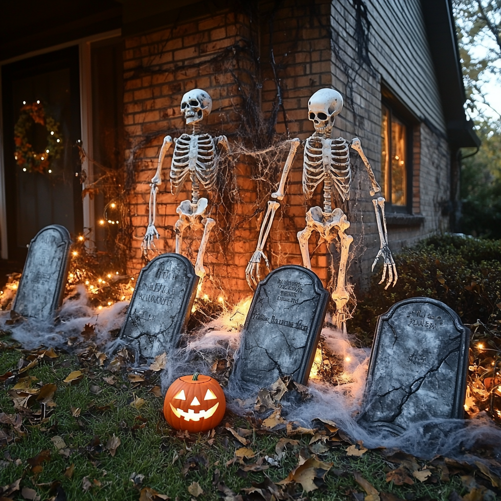 Skeleton Halloween decorations | Source: no source
