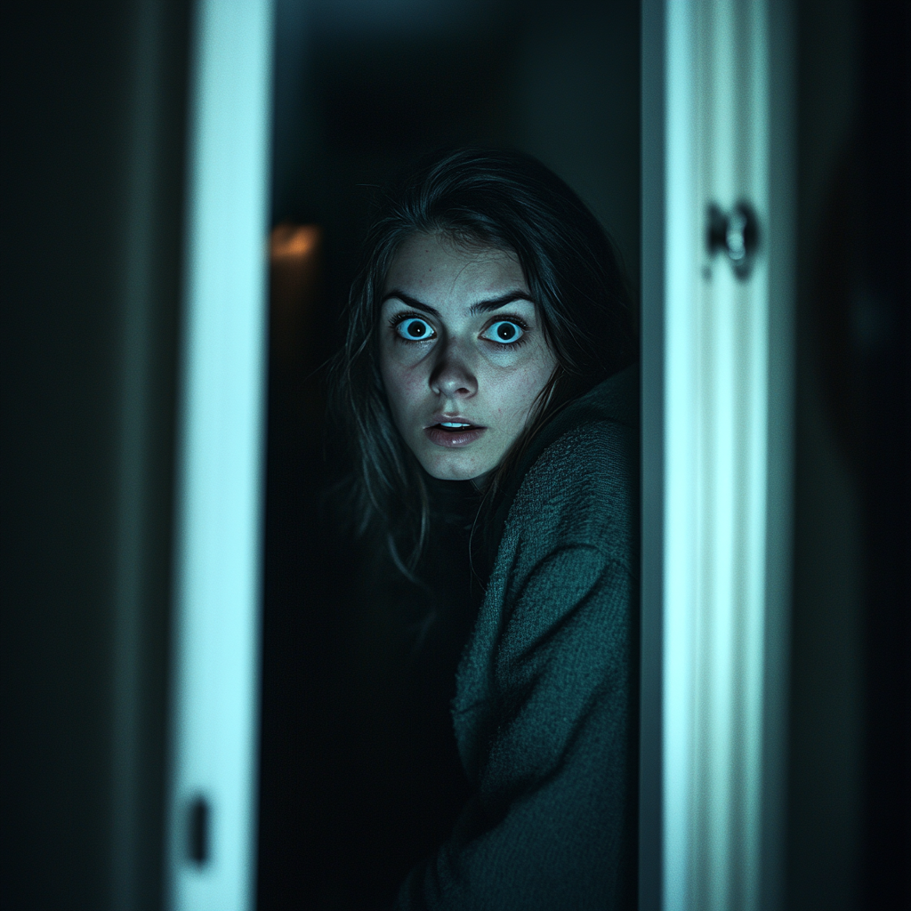 A shocked woman eavesdropping | Source: no source