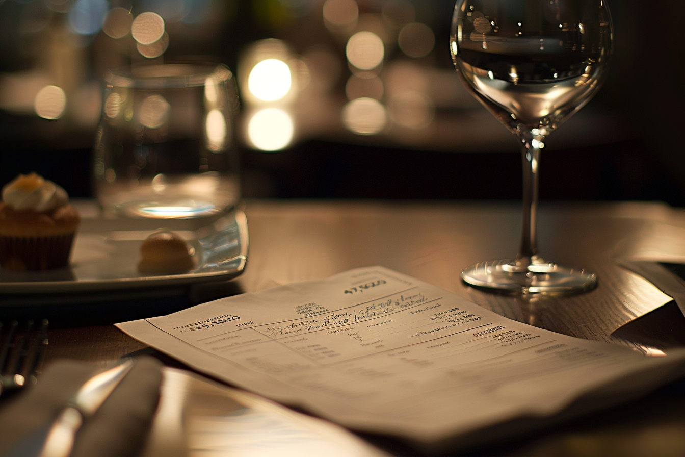 A bill on a table | Source: no source