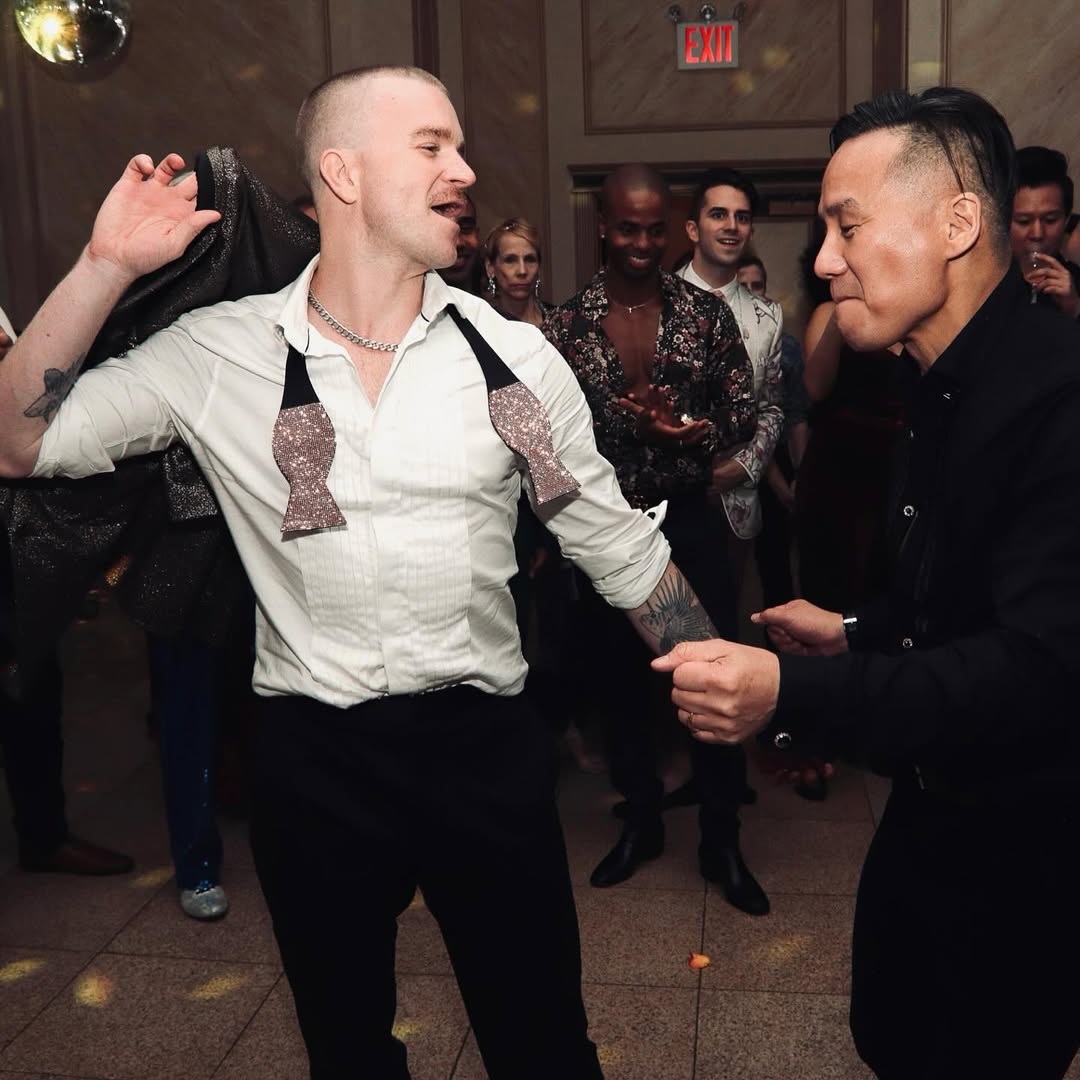 Richert Schnor and BD Wong from a post dated October 9, 2024. | Source: Instagram/wongbd