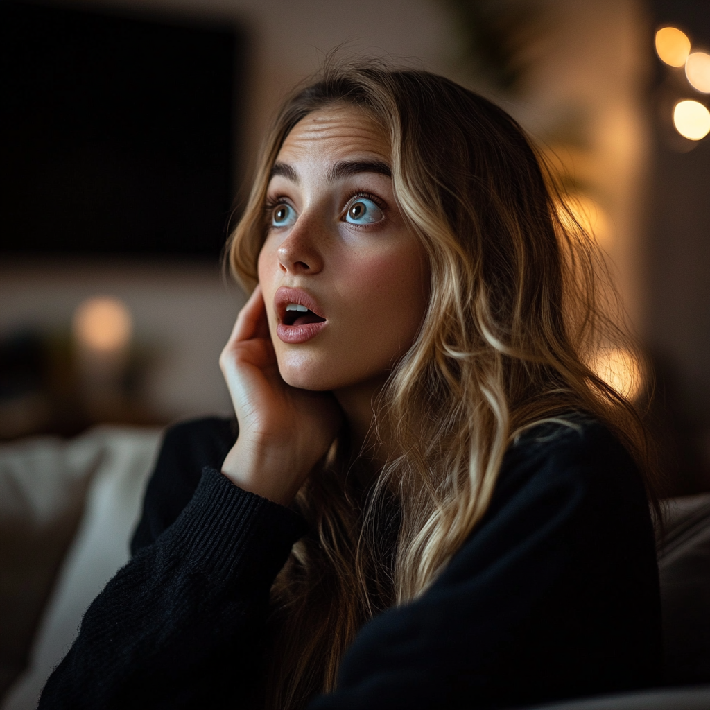 Surprised young lady | Source: no source