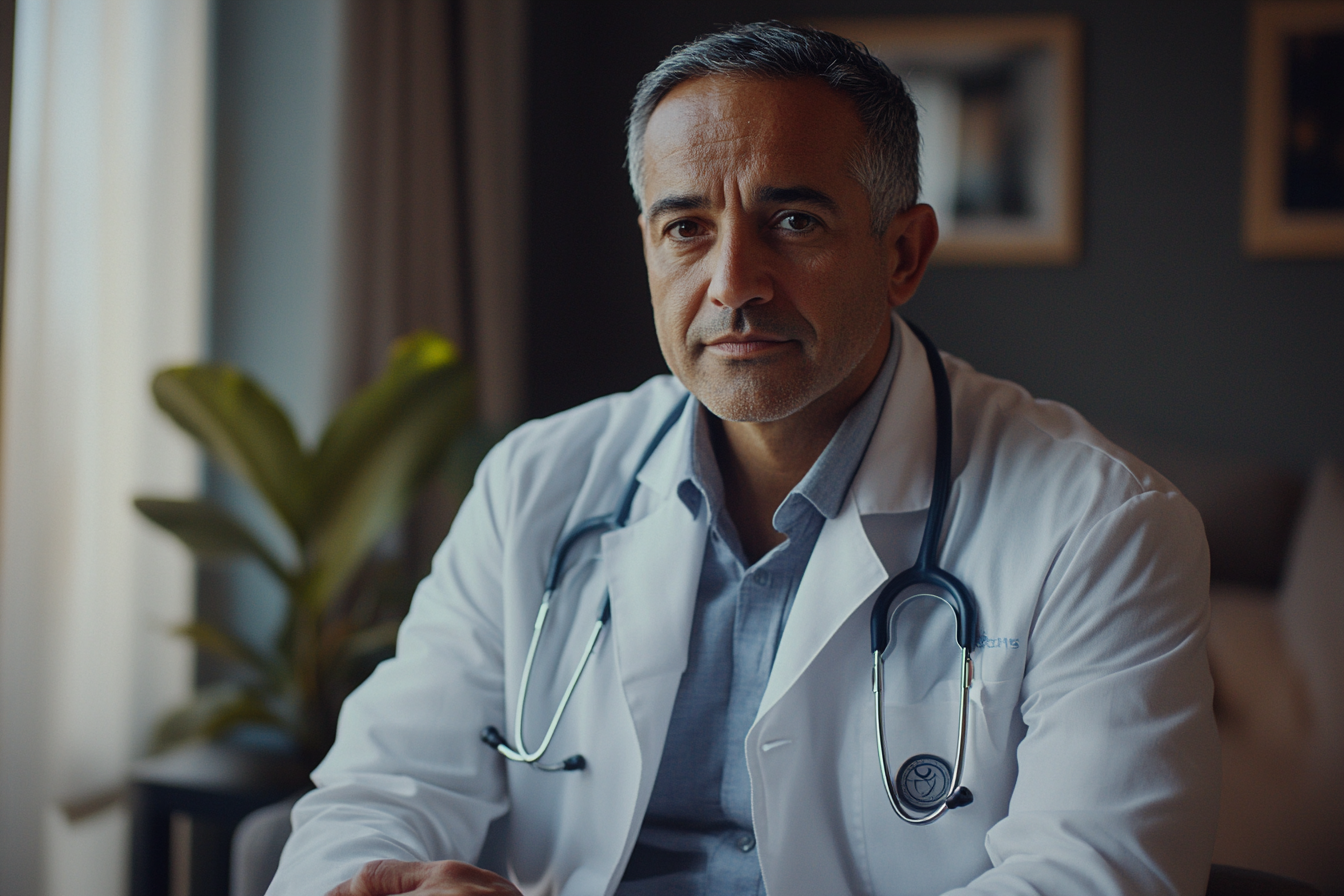 Doctor with a focused expression | Source: no source