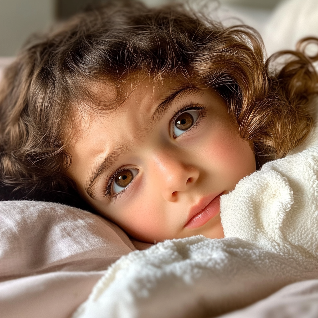 An upset little girl | Source: no source