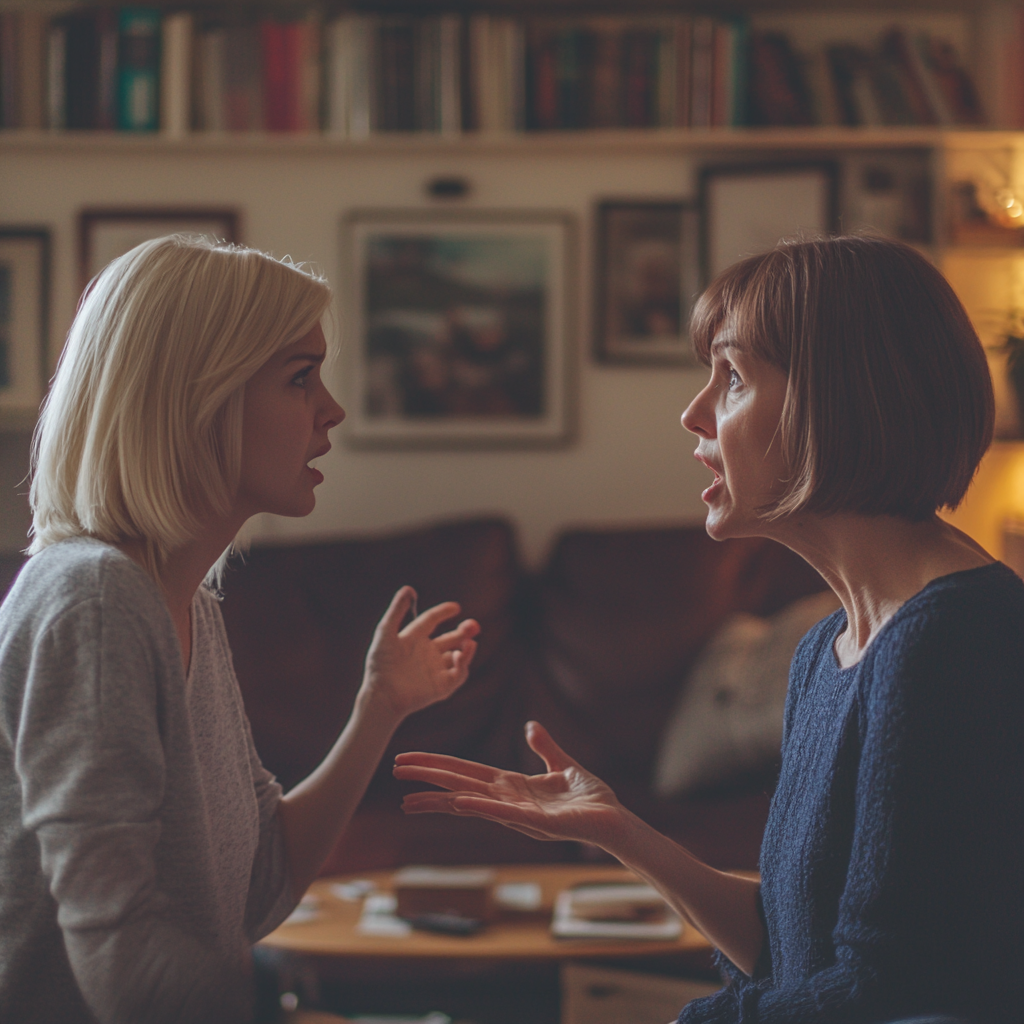 A woman arguing with her mother-in-law | Source: no source