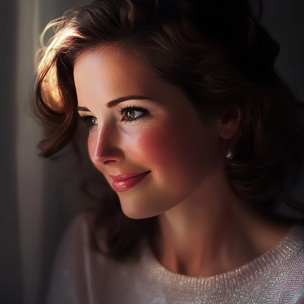 A relieved woman smiling | Source: No source