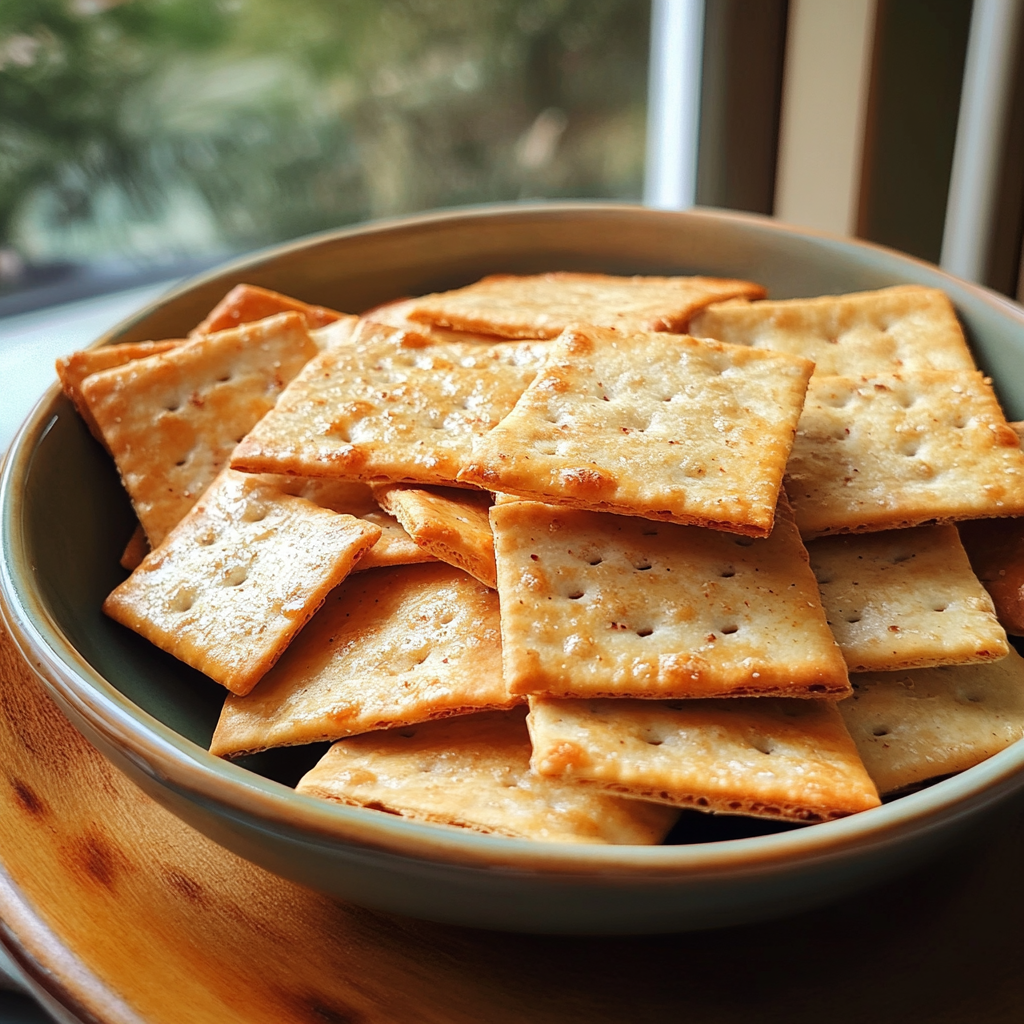 A plate of crackers | Source: no source