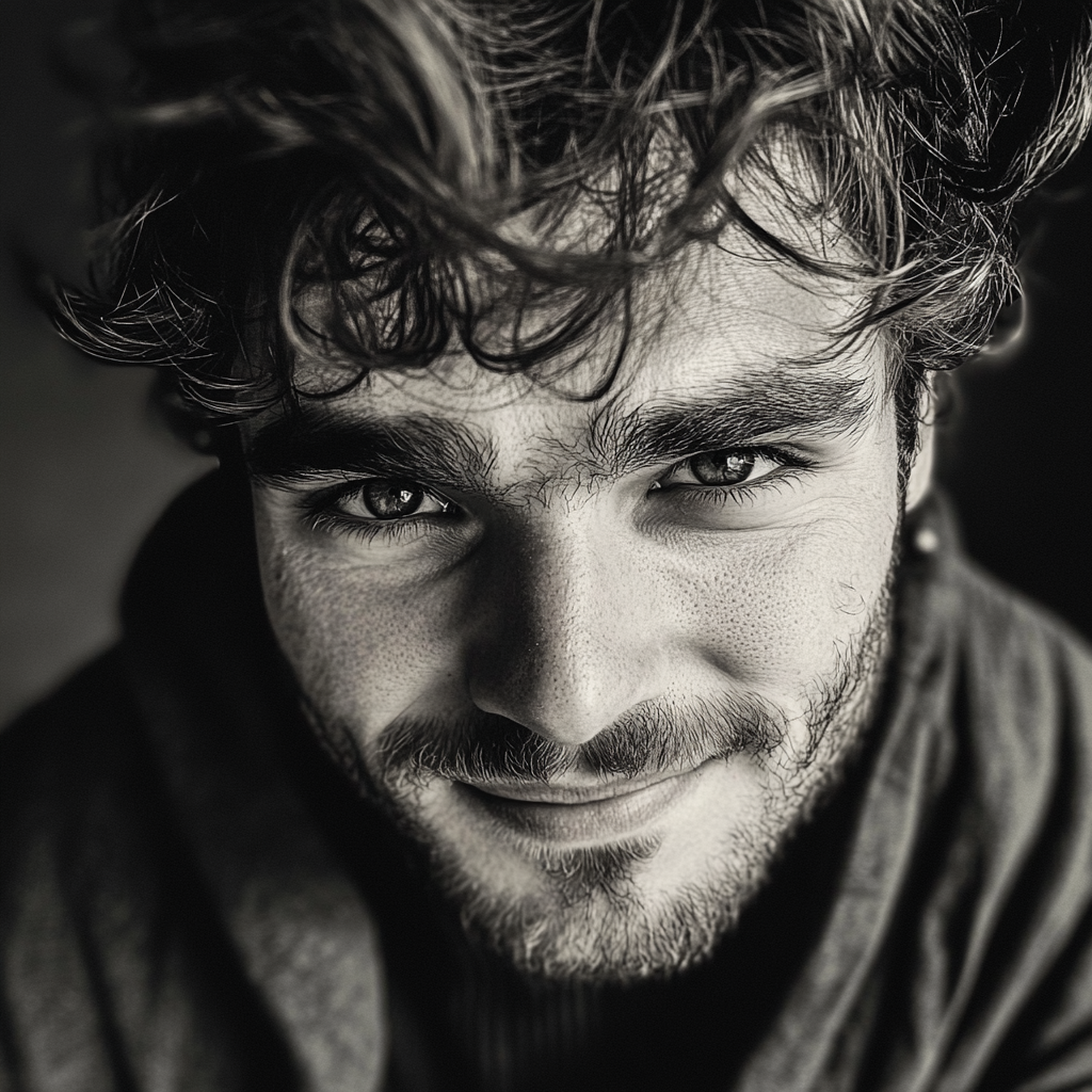 Close-up of a man with a fake smile | Source: no source