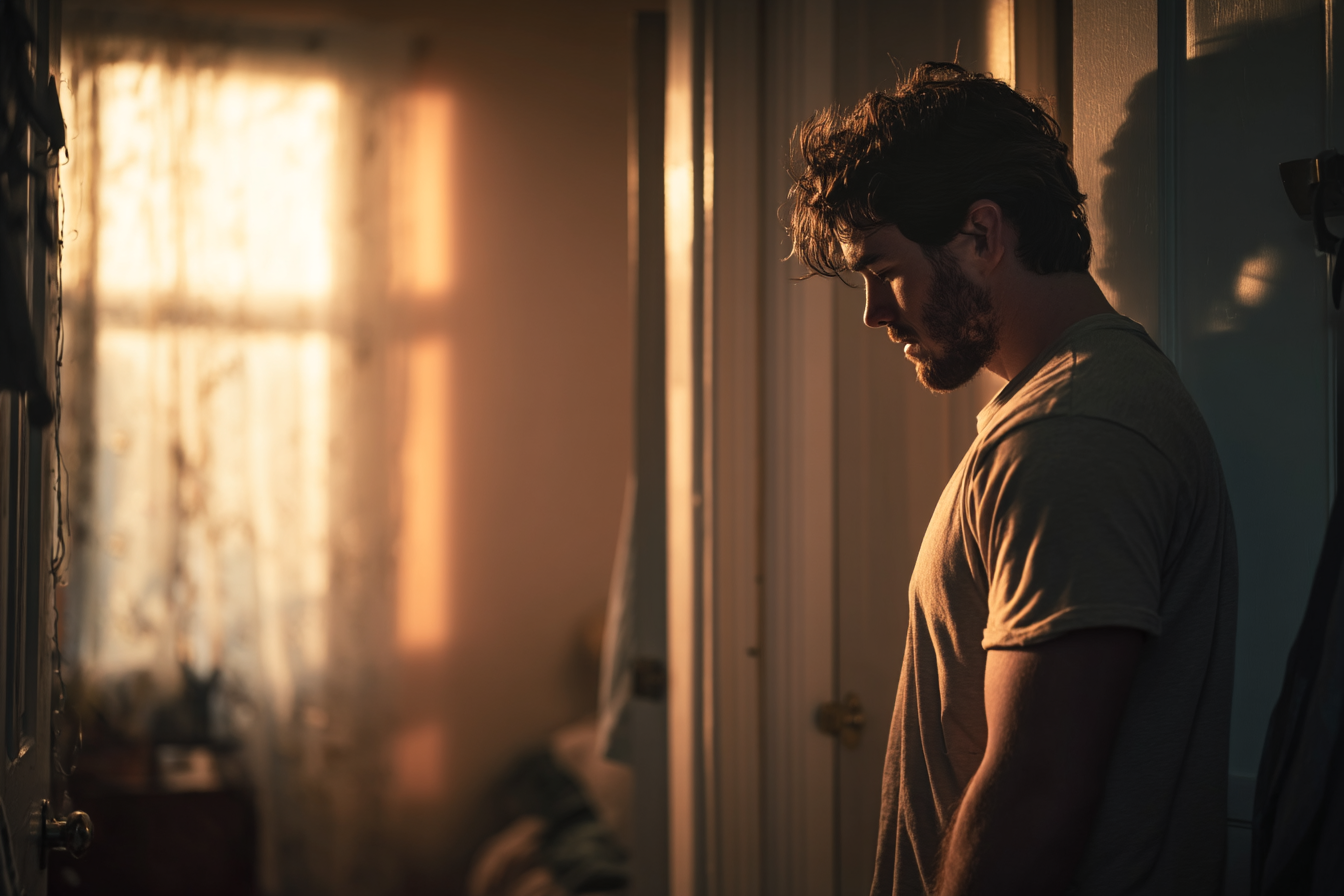 A man standing in a house | Source: No source