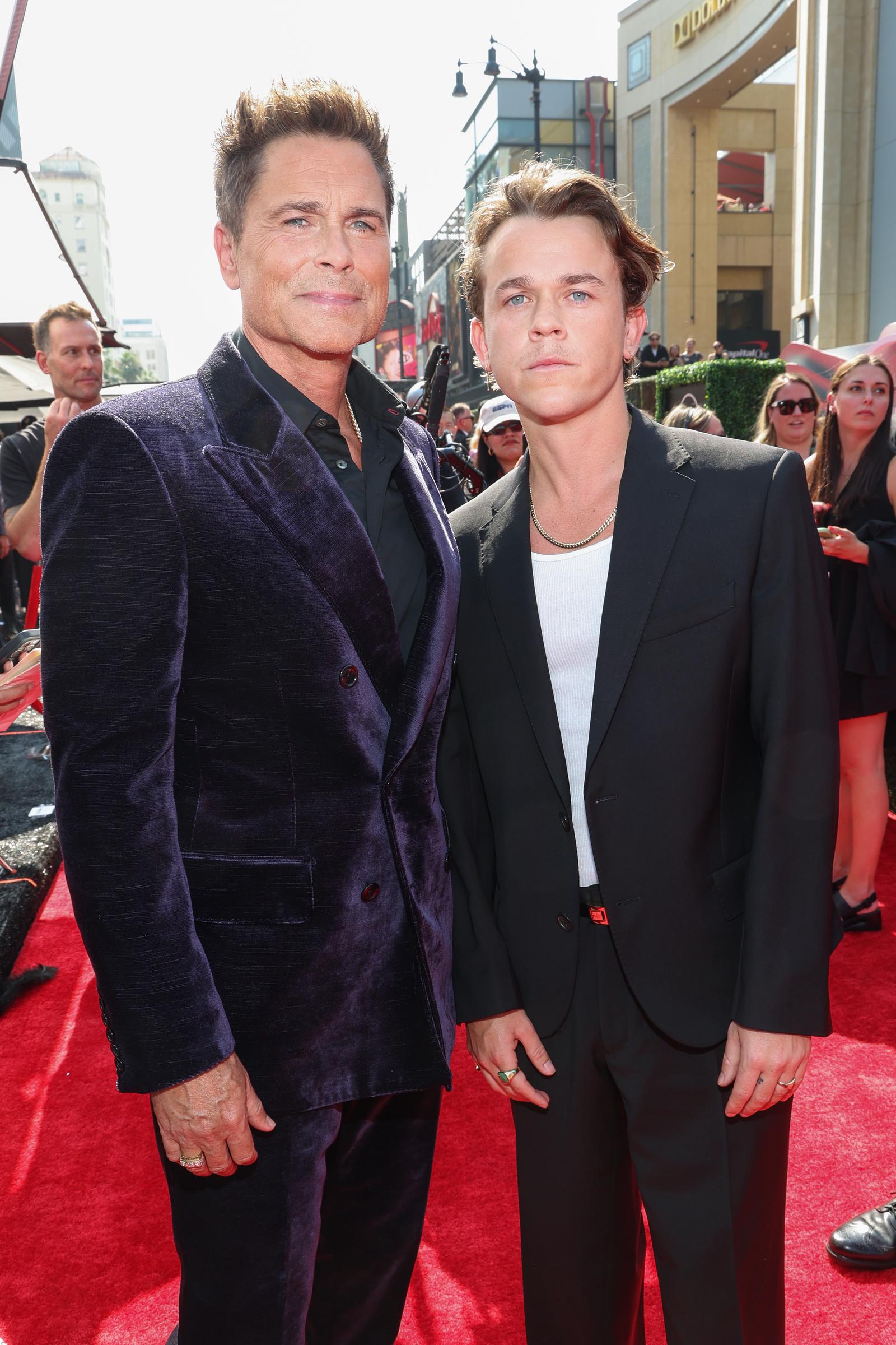 Rob Lowe and John Owen Lowe attend the ESPY Awards at Dolby Theatre on July 11, 2024, in Hollywood, California. | Source: Getty Images
