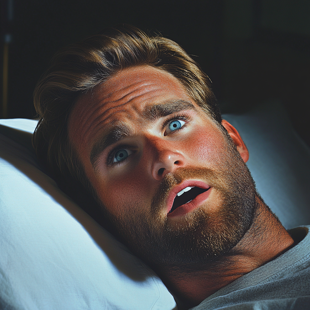 A man gaping in shock | Source: no source