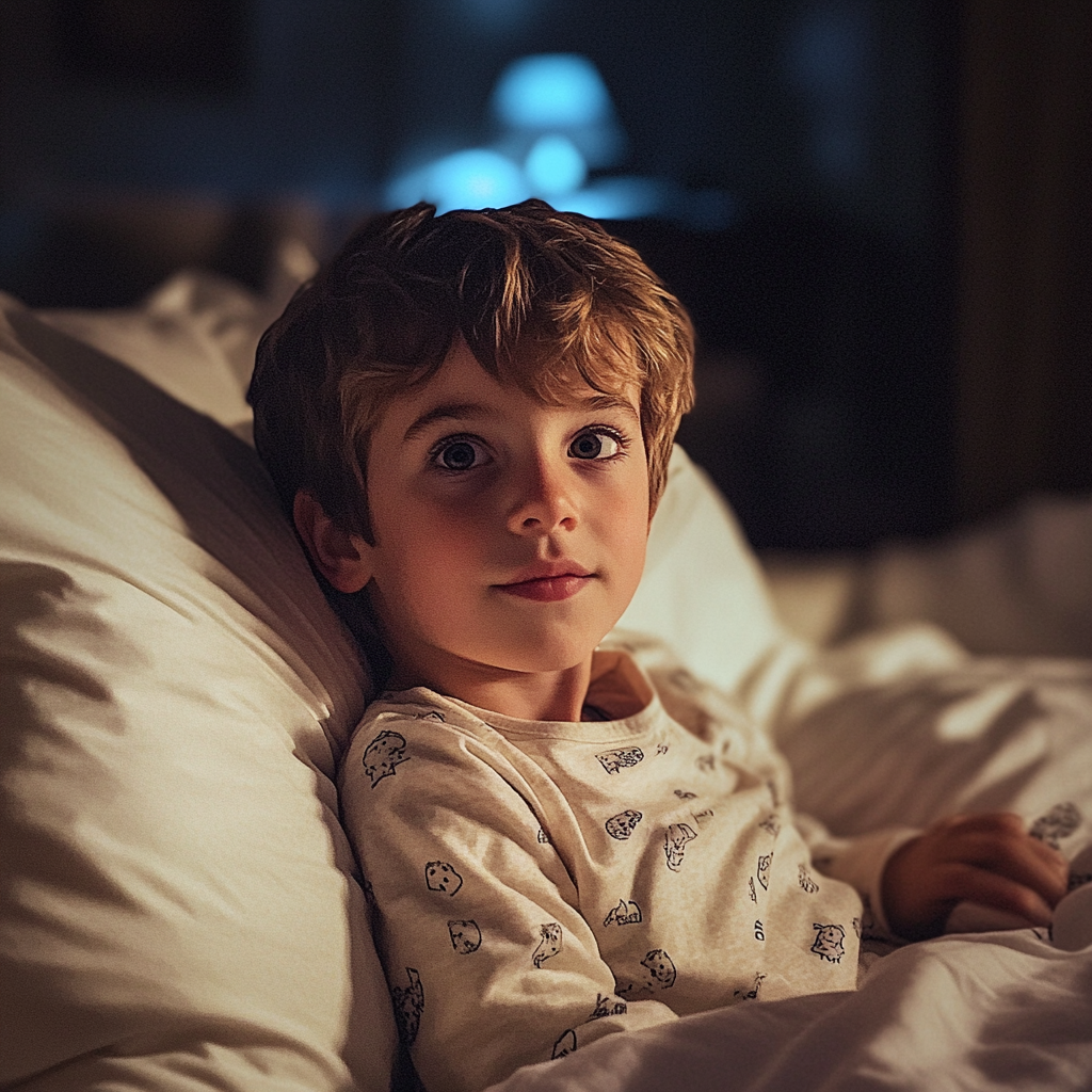 A little boy in his bed | Source: no source