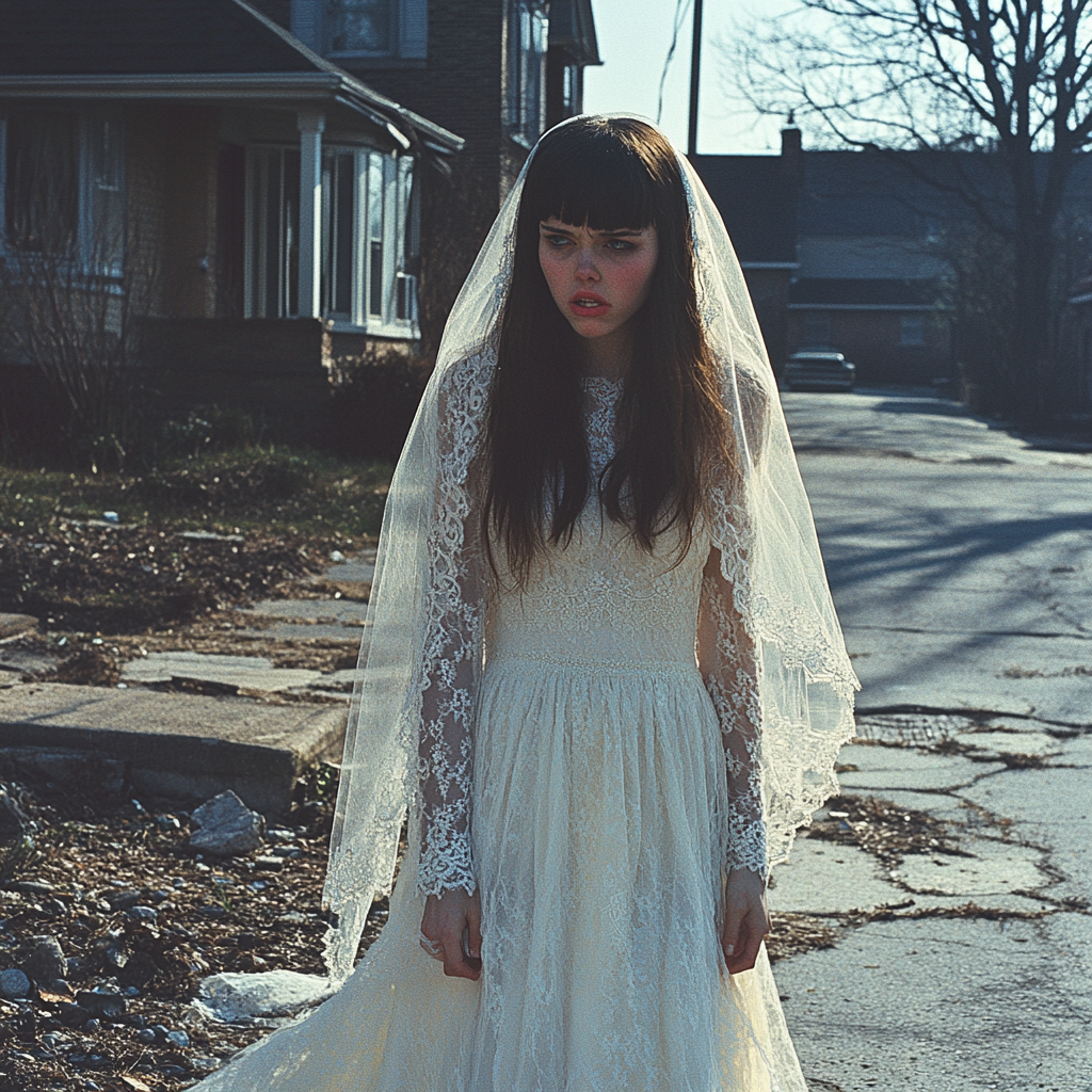 An upset woman walking down the street | Source: No source