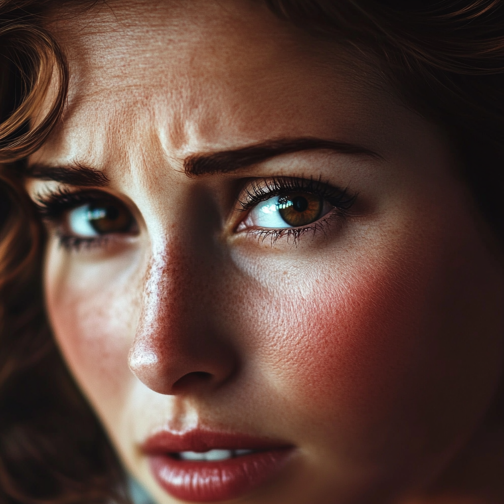 A woman speaking to someone | Source: No source