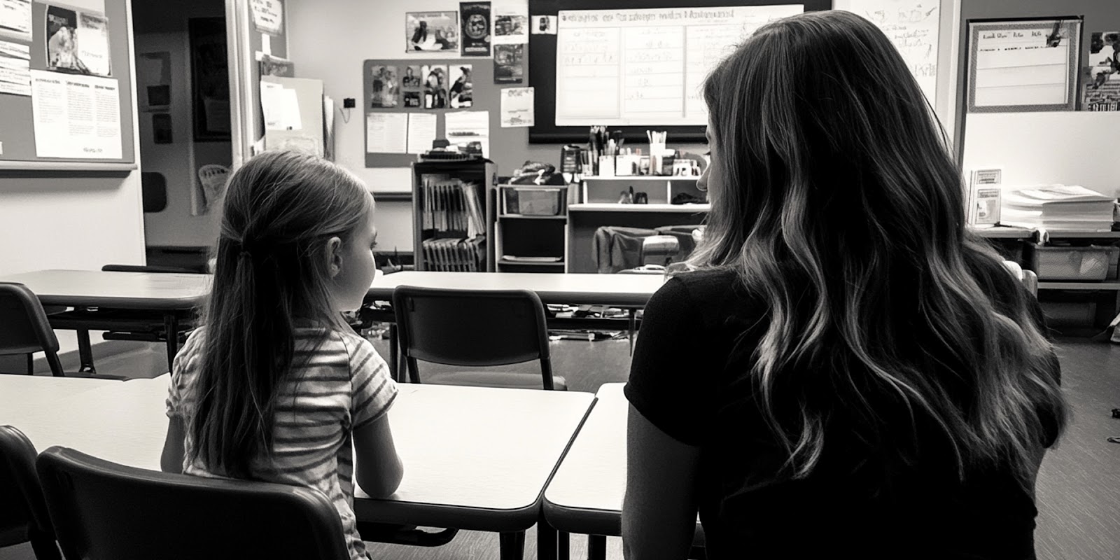 A girl and a woman. | Source: Midjourney