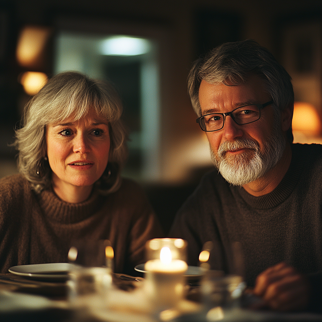 An upset couple having dinner | Source: No source