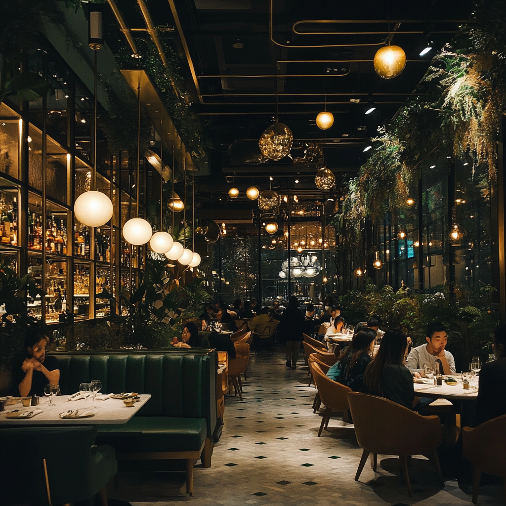 The interior of a restaurant | Source: No source