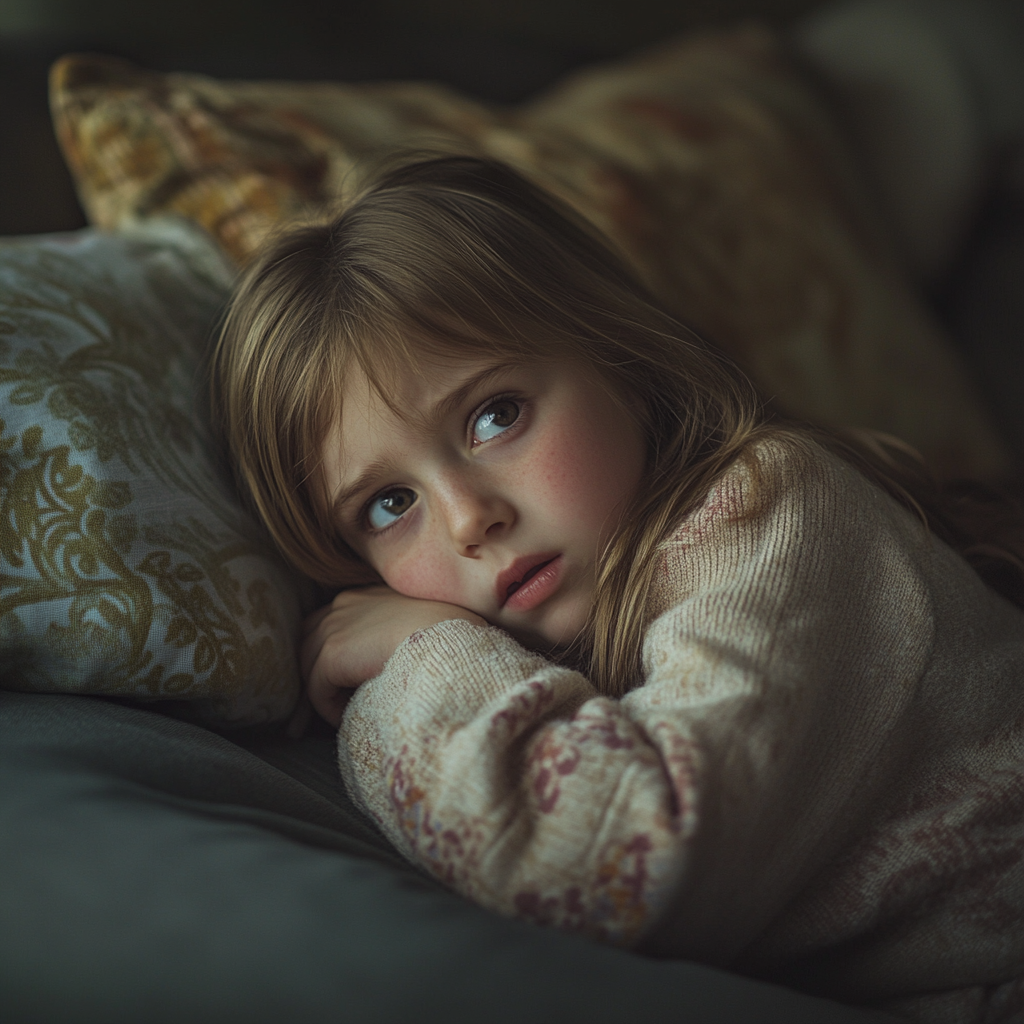 A sad girl talking | Source: No source