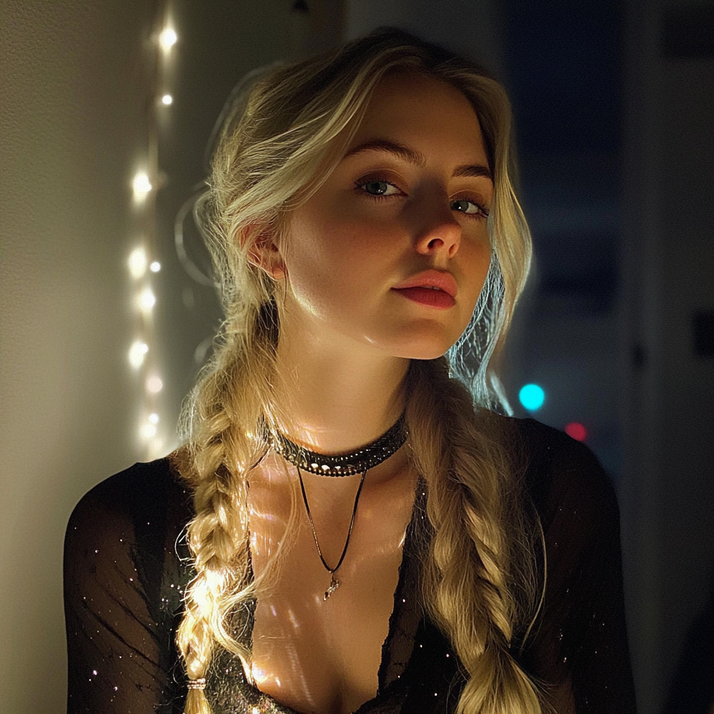 A young woman at a party | Source: no source