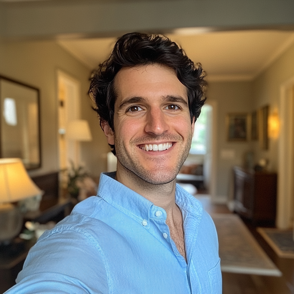 A close up of a smiling man | Source: no source