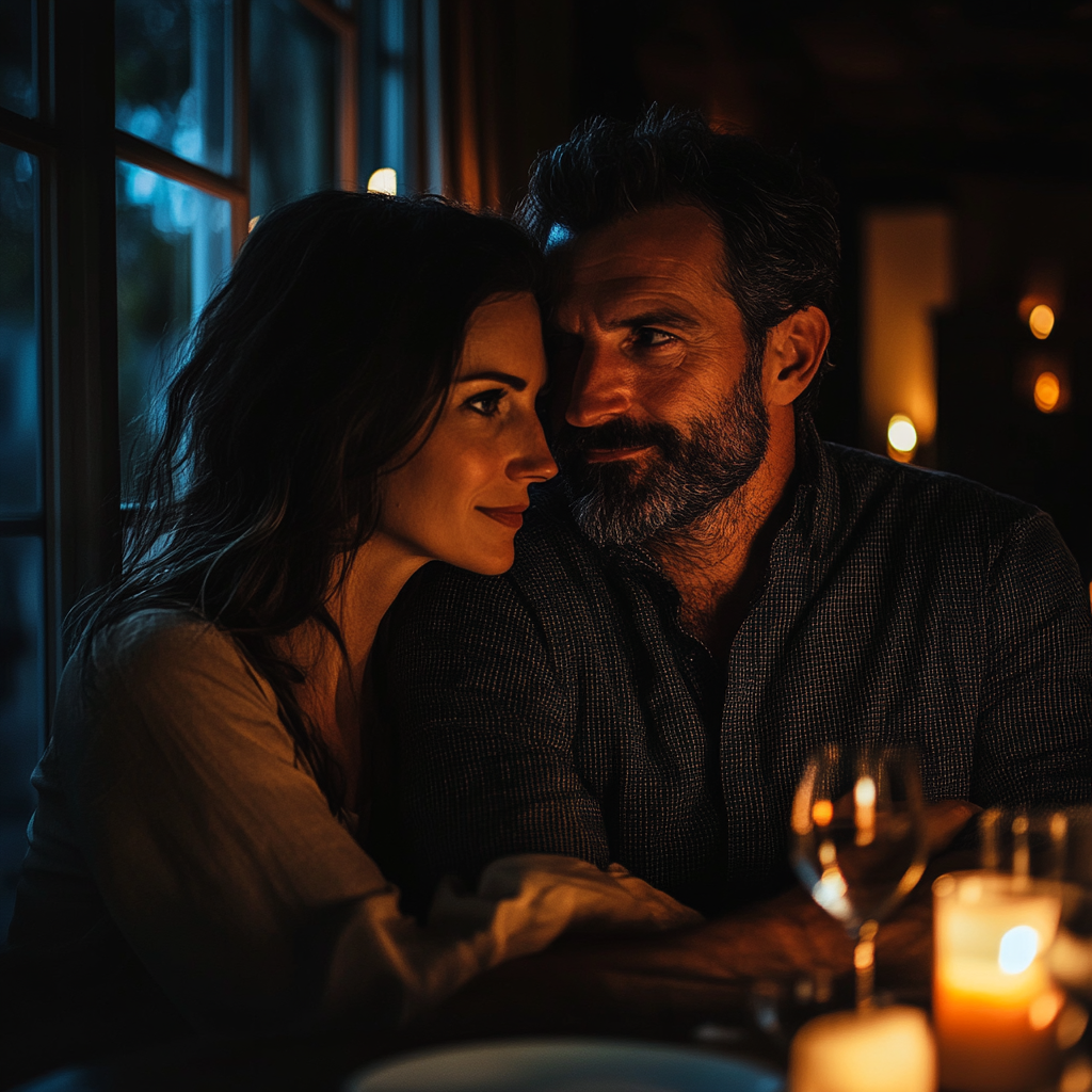 Couple having a romantic dinner | Source: no source