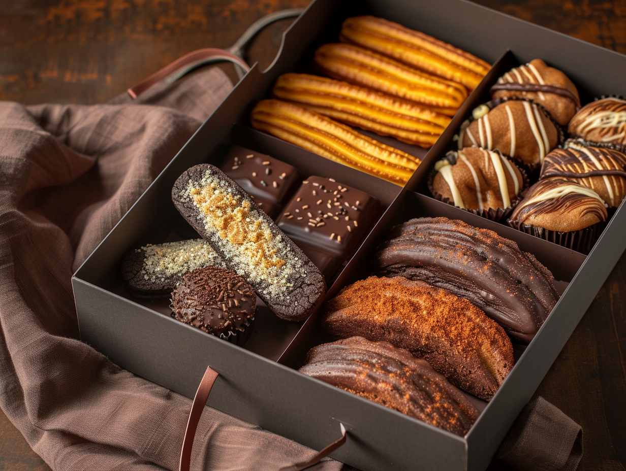 A box of desserts | Source: no source