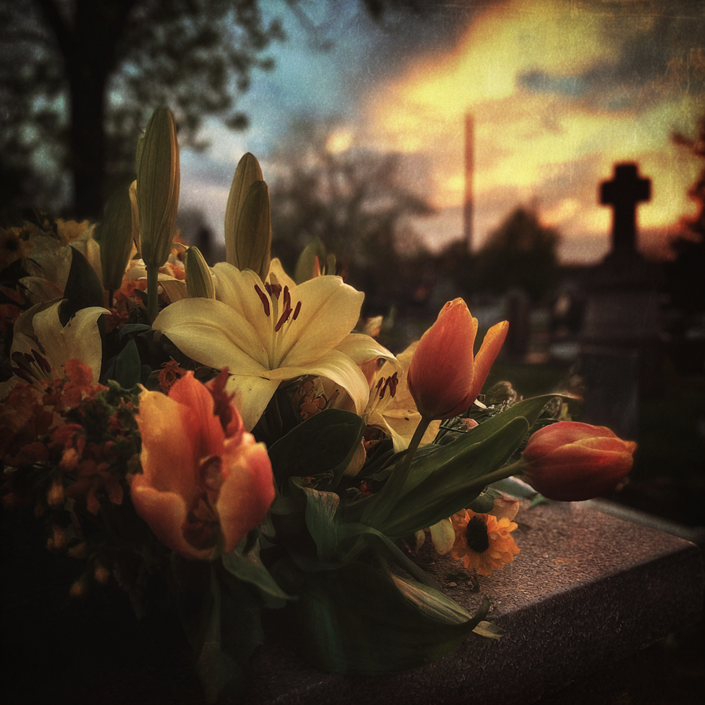 A grave at a cemetery | Source: no source