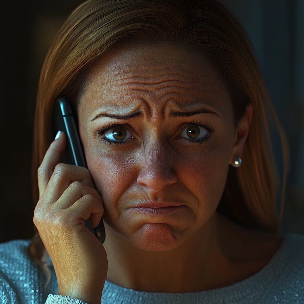 A furious woman engaged on a phone call | Source: No source