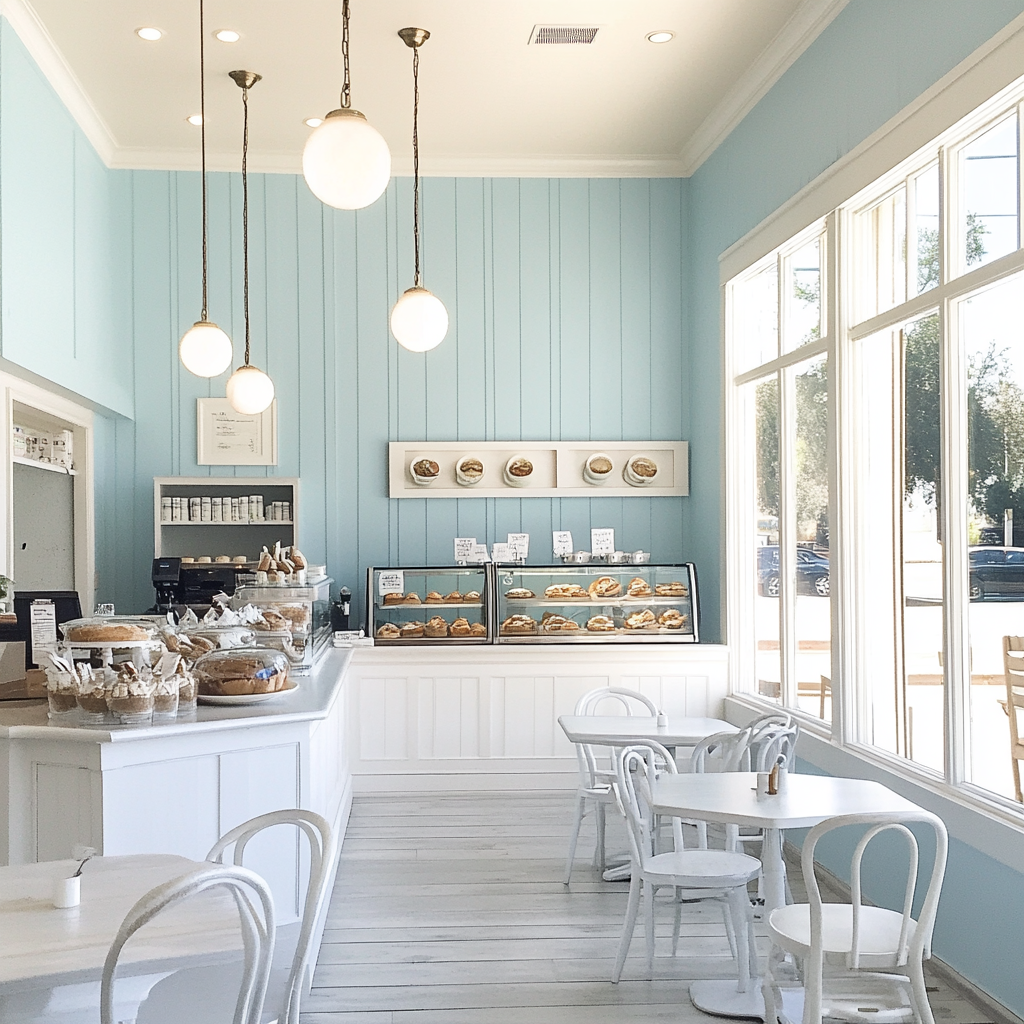 The interior of a bakery | Source: No source