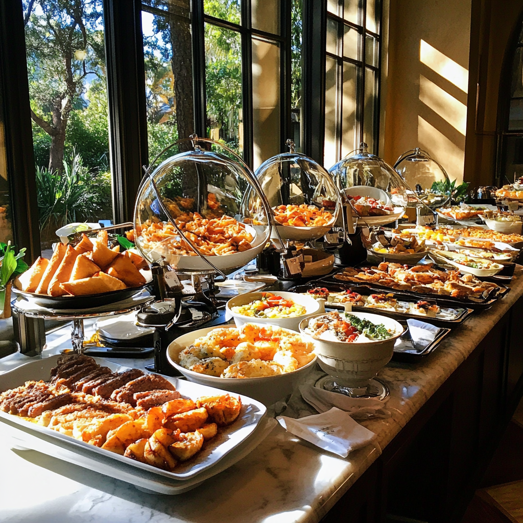 A breakfast buffet | Source: No source