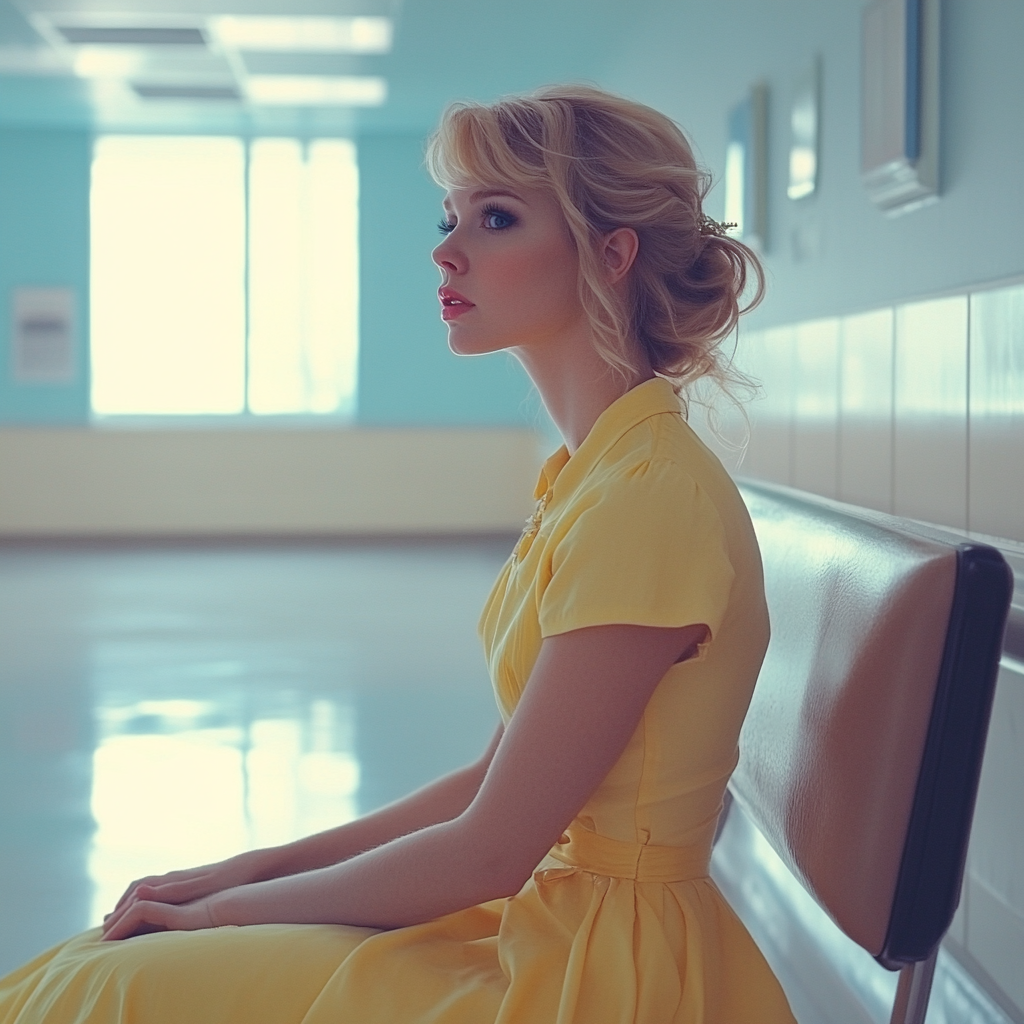 A sad woman in a hospital | Source: No source