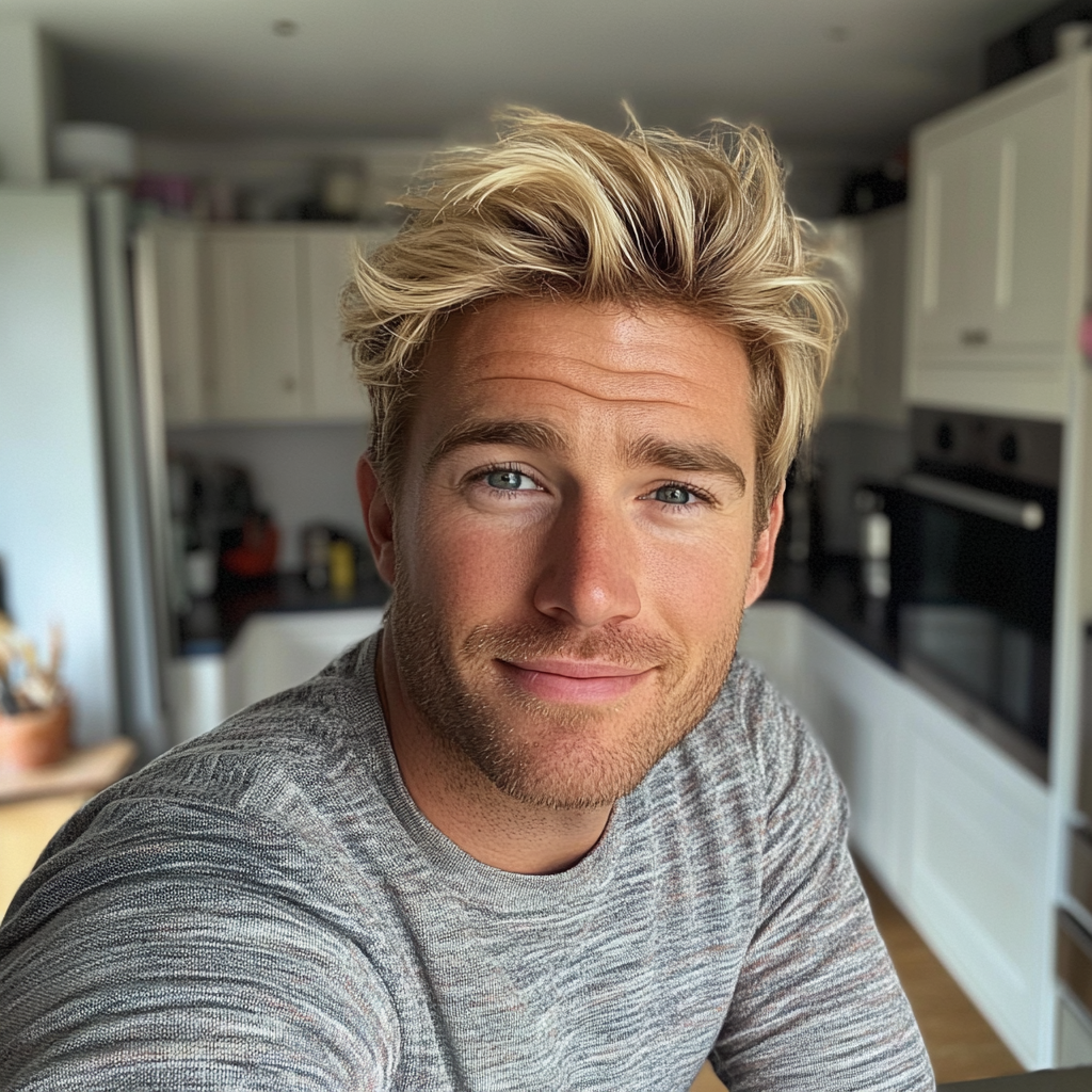 A man in a kitchen | Source: no source