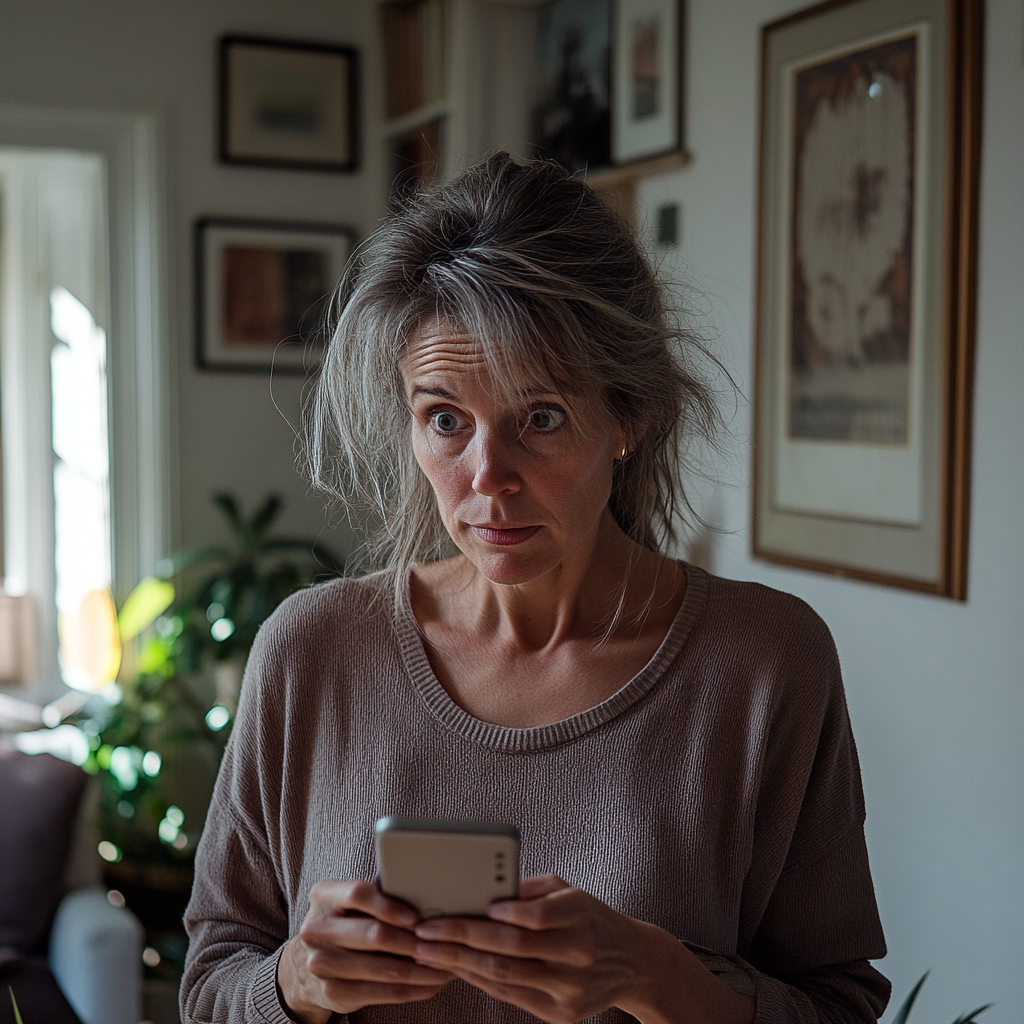 A woman comparing a photo | Source: No source