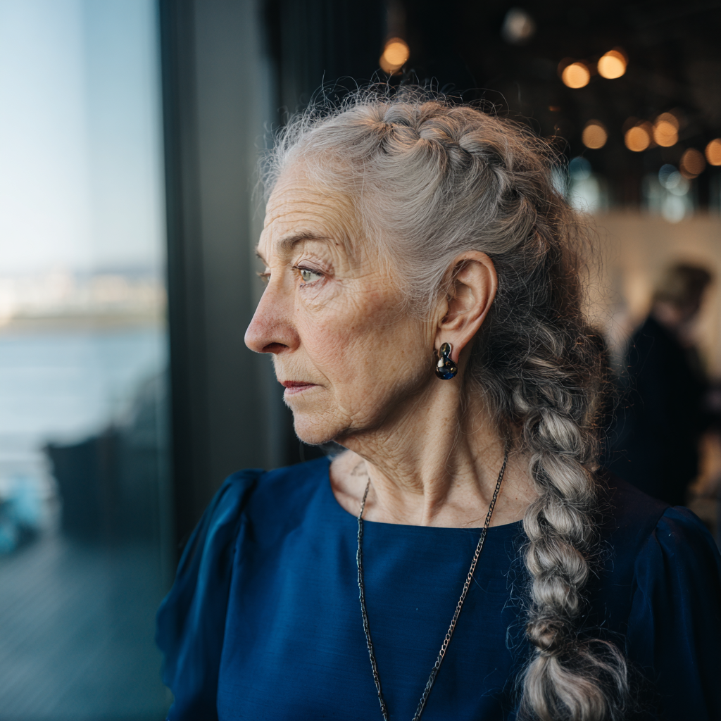 A pensive old woman | Source: no source