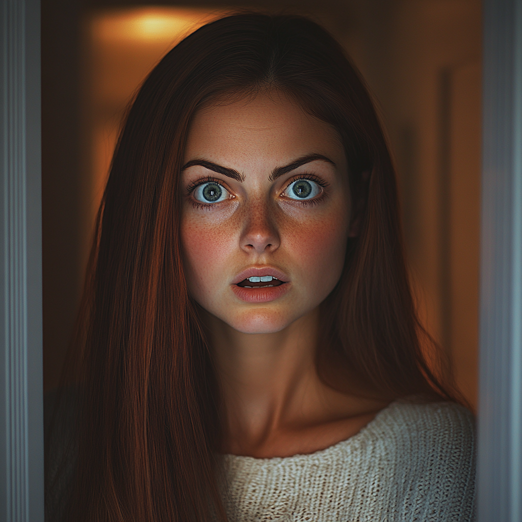 A woman staring at someone | Source: No source