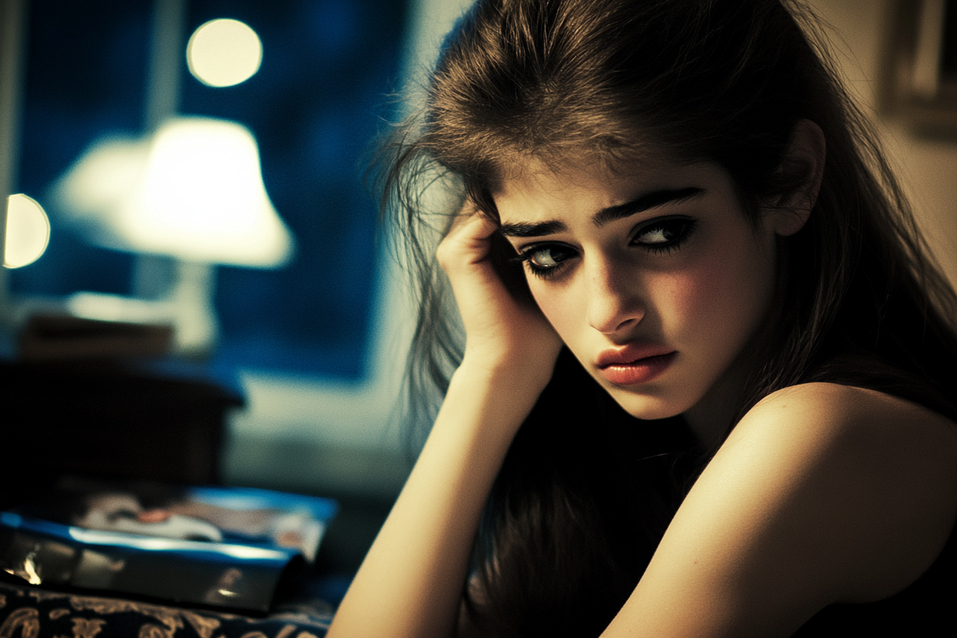 A woman glancing at someone | Source: no source