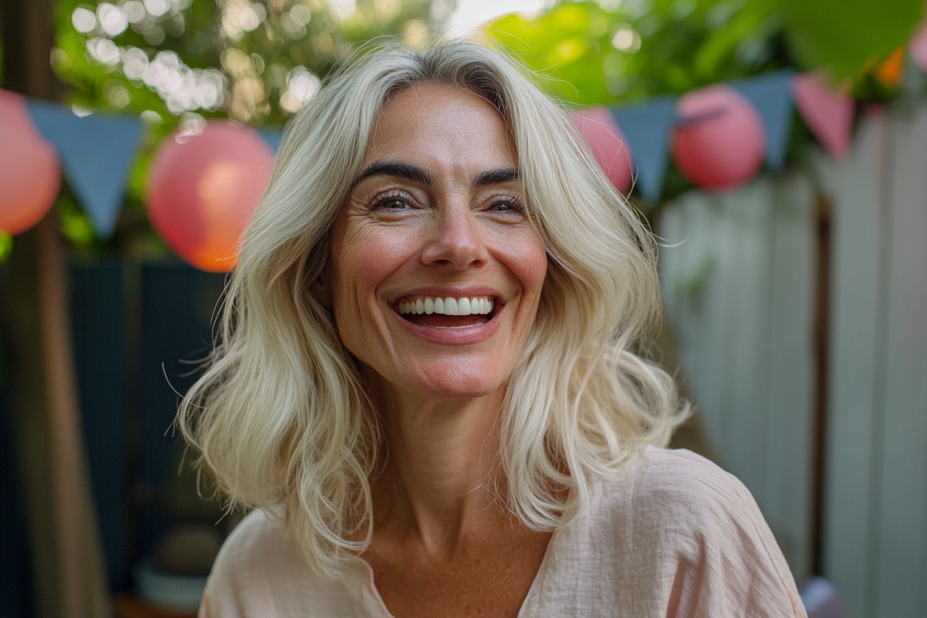 A smiling woman | Source: No source