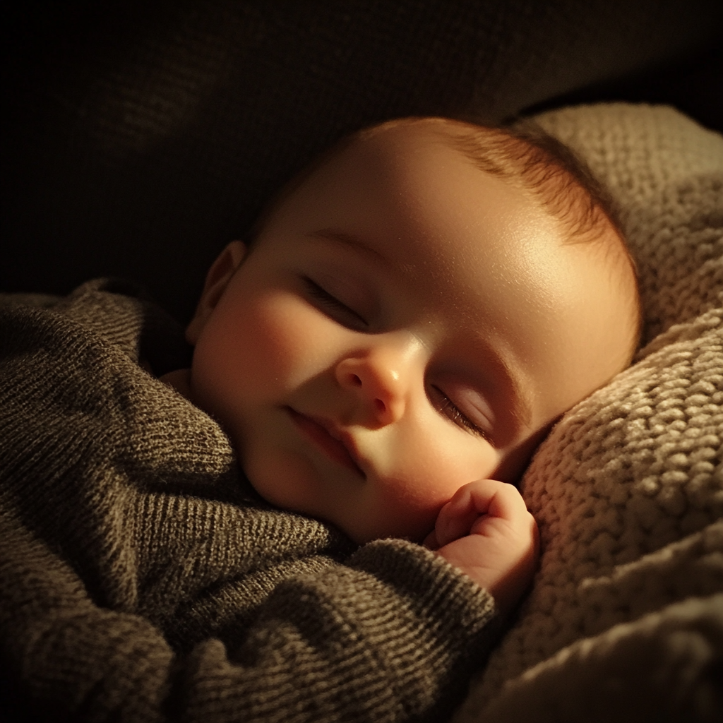 A sleeping baby boy | Source: no source