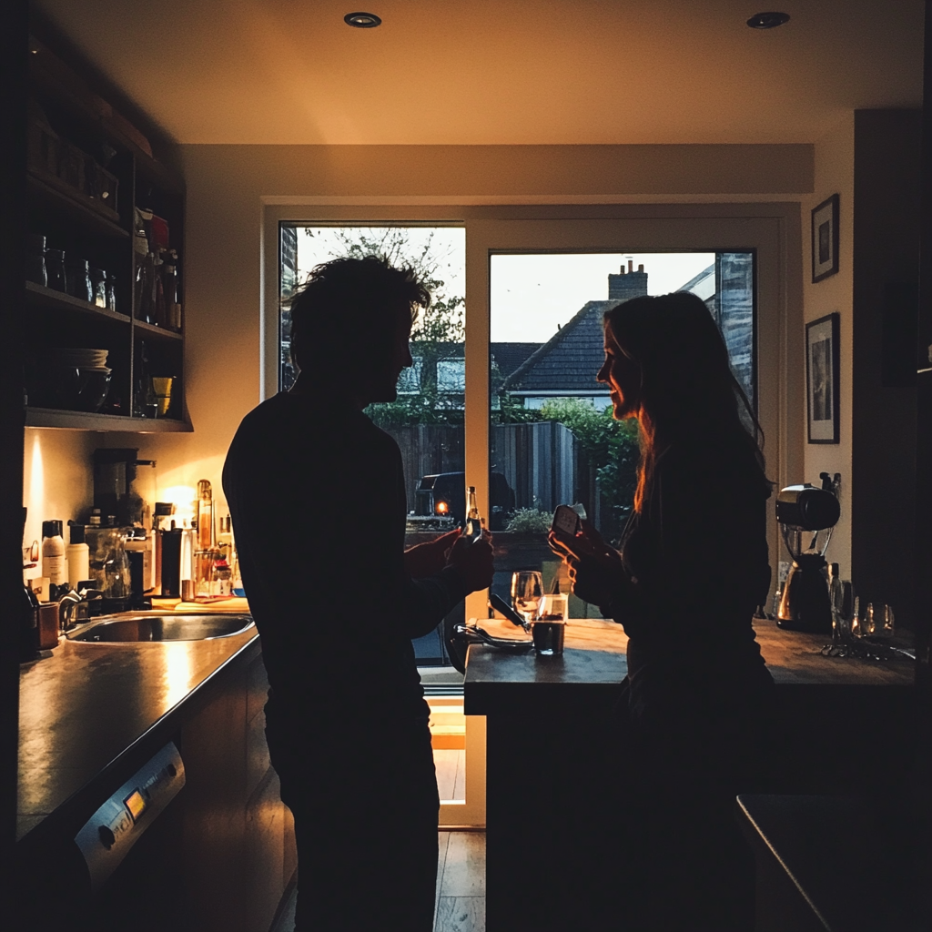 A couple talking in their kitchen | Source: No source