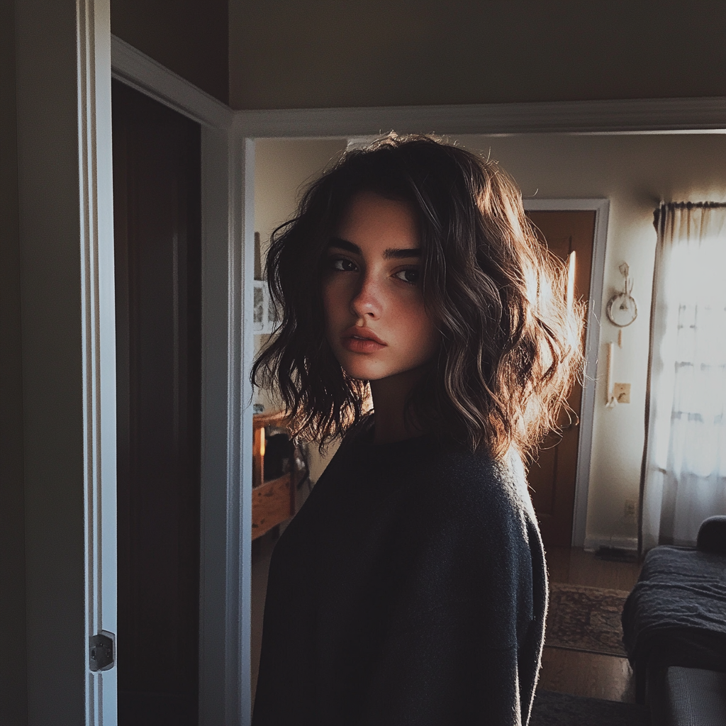 A teenager standing in a doorway | Source: no source