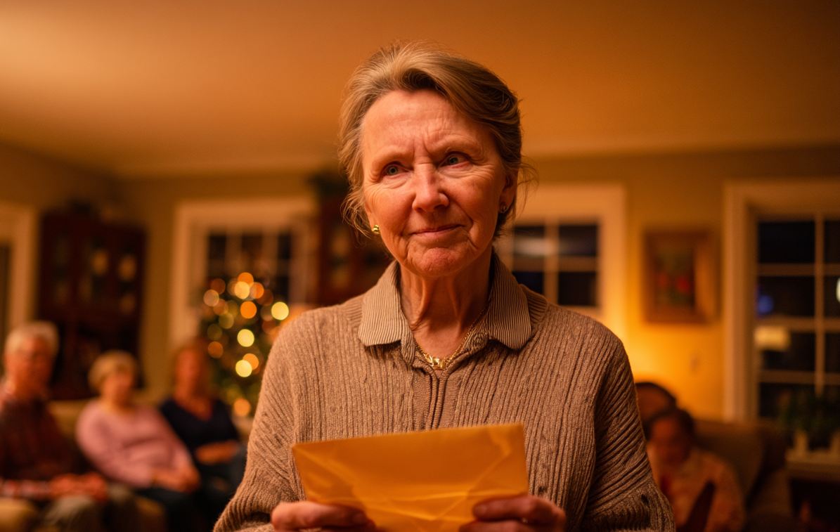 A woman holding an envelope | Source: No source
