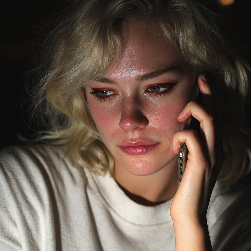 A woman talking on the phone | Source: no source