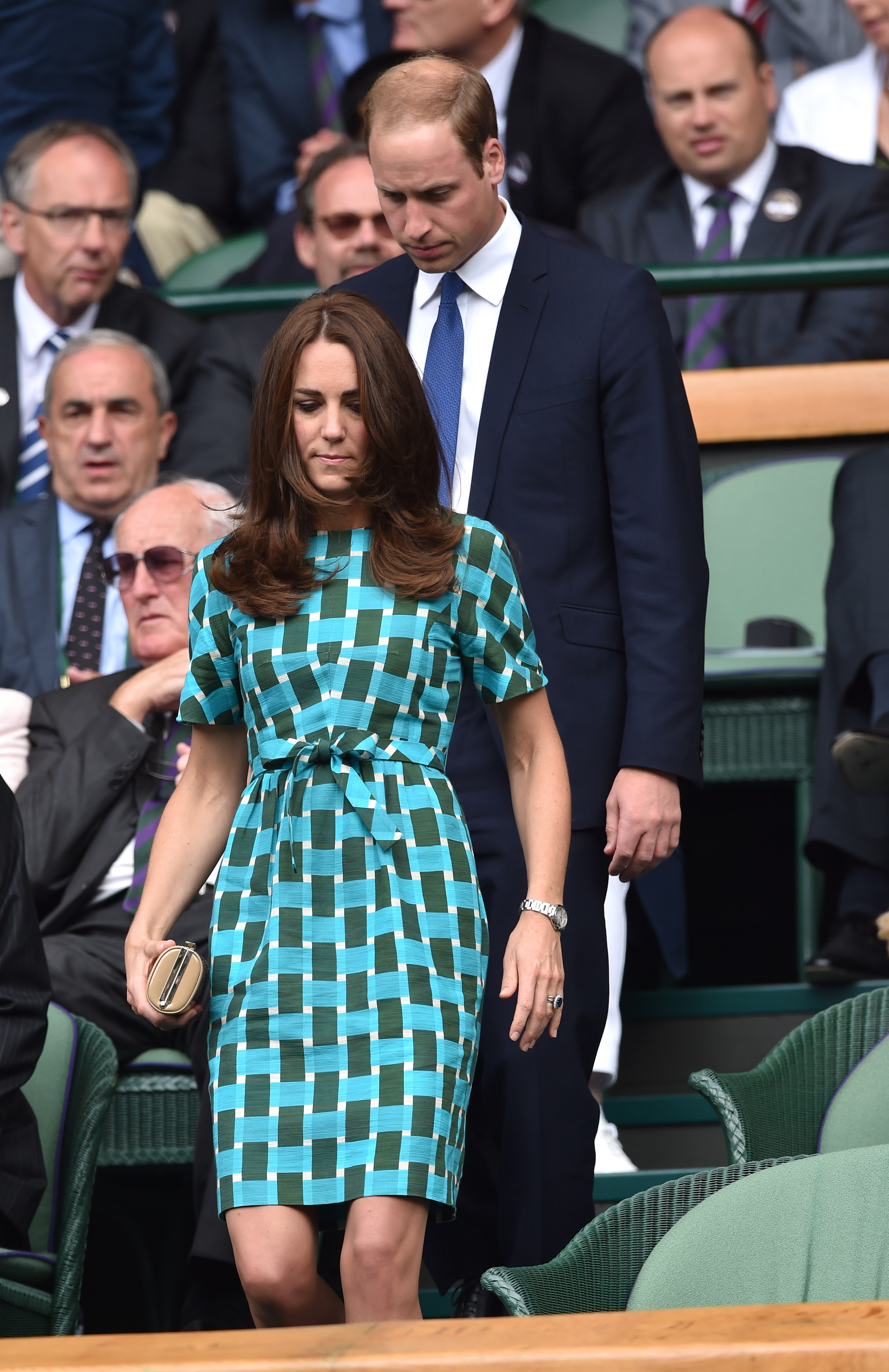 Prince William and Catherine, Princess of Wales, during day 13 of the Wimbledon Championships at on July 6, 2014, in London, England. | Source: Getty Images