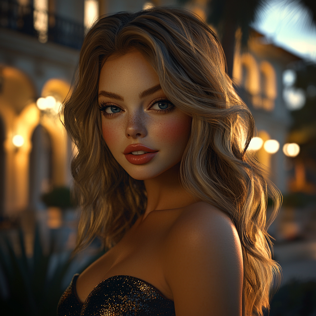 A woman smirking | Source: no source