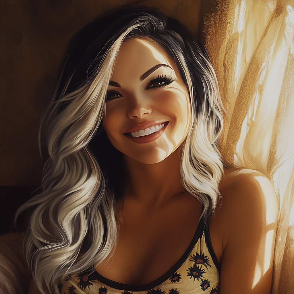 A woman smiling | Source: no source